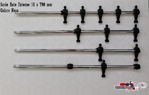 SERIE ASTE ESTERNE ROBERTO SPORT DIAM. 18 X 790 MM