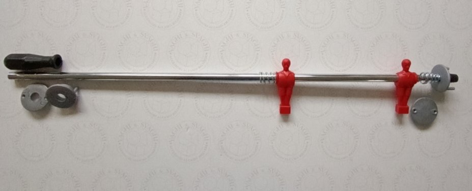 SERIE ASTE COMPLETE RIENTRANTI GARLANDO BOCCOLE SILVER