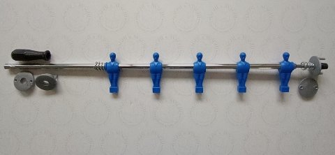 SERIE ASTE COMPLETE RIENTRANTI GARLANDO BOCCOLE SILVER