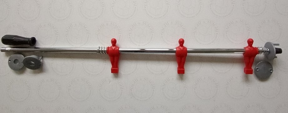 SERIE ASTE COMPLETE RIENTRANTI GARLANDO BOCCOLE SILVER
