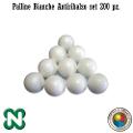 PALLINE PER CALCIO BALILLA NORDITALIA ANTIRIMBALZO BIANCHE SET 10 PZ