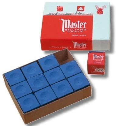 GESSO PER BILIARDO MASTER BLU DA 12 CUBETTI