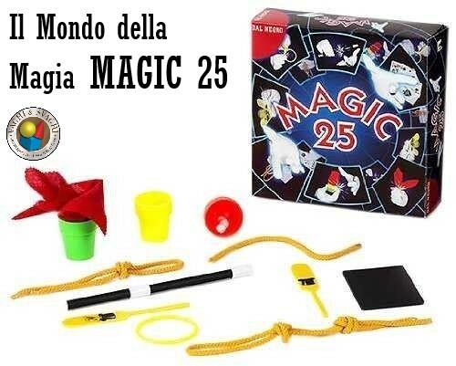 Giochi Magia e Prestigio Set Completo di 25 Magici Giochi DAL NEGRO 