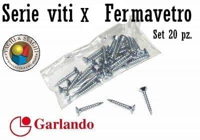 SERIE VITI PER FERMAVETRO GARLANDO SET 20 PZ