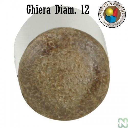 GHIERA CON CUOIO LONGONI INCOLLATO DIAM. 12 H 24  SET 10 PZ.