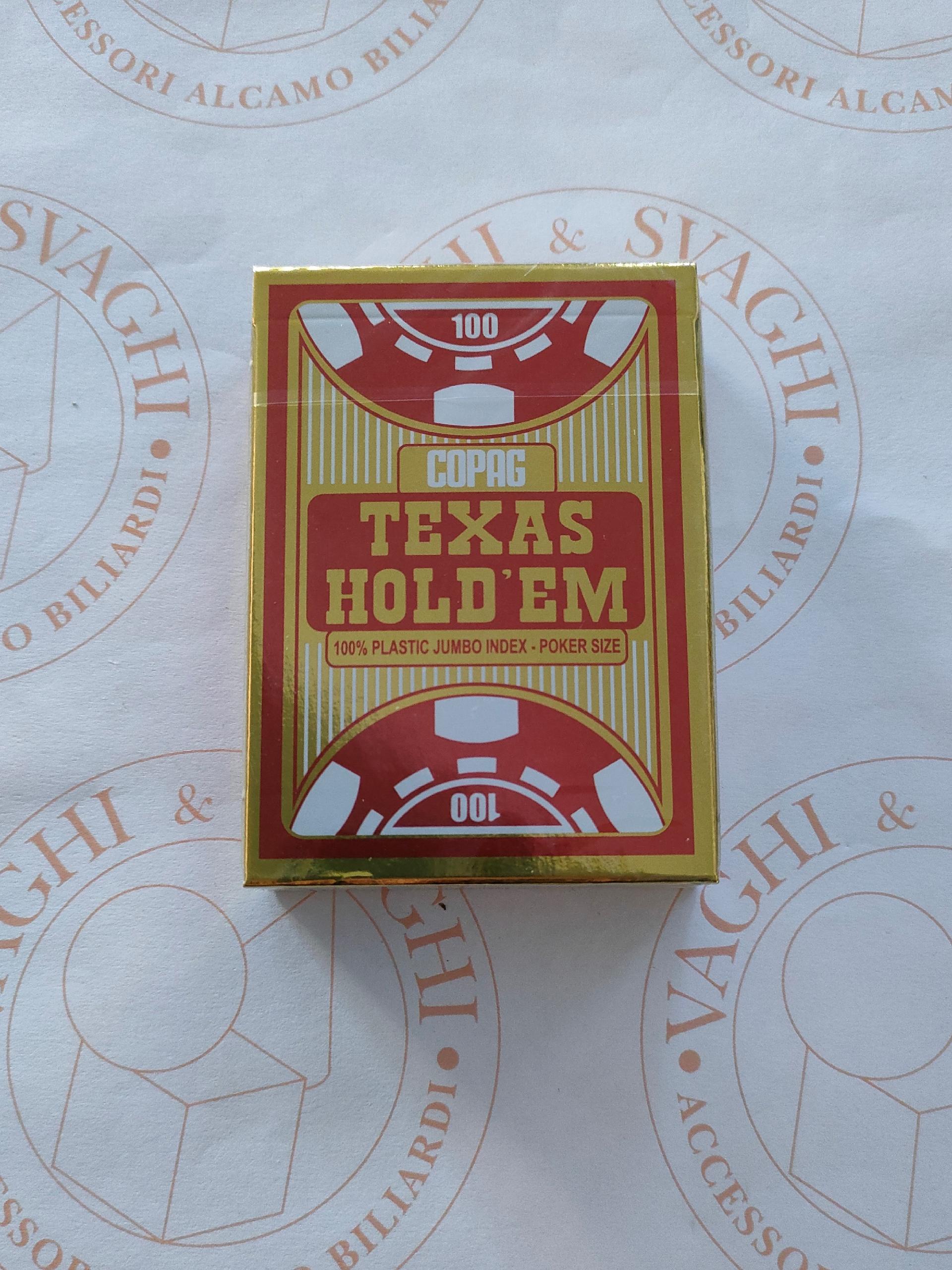 CARTE POKER COPAG TEXAS HOLD'EM RETRO ROSSO