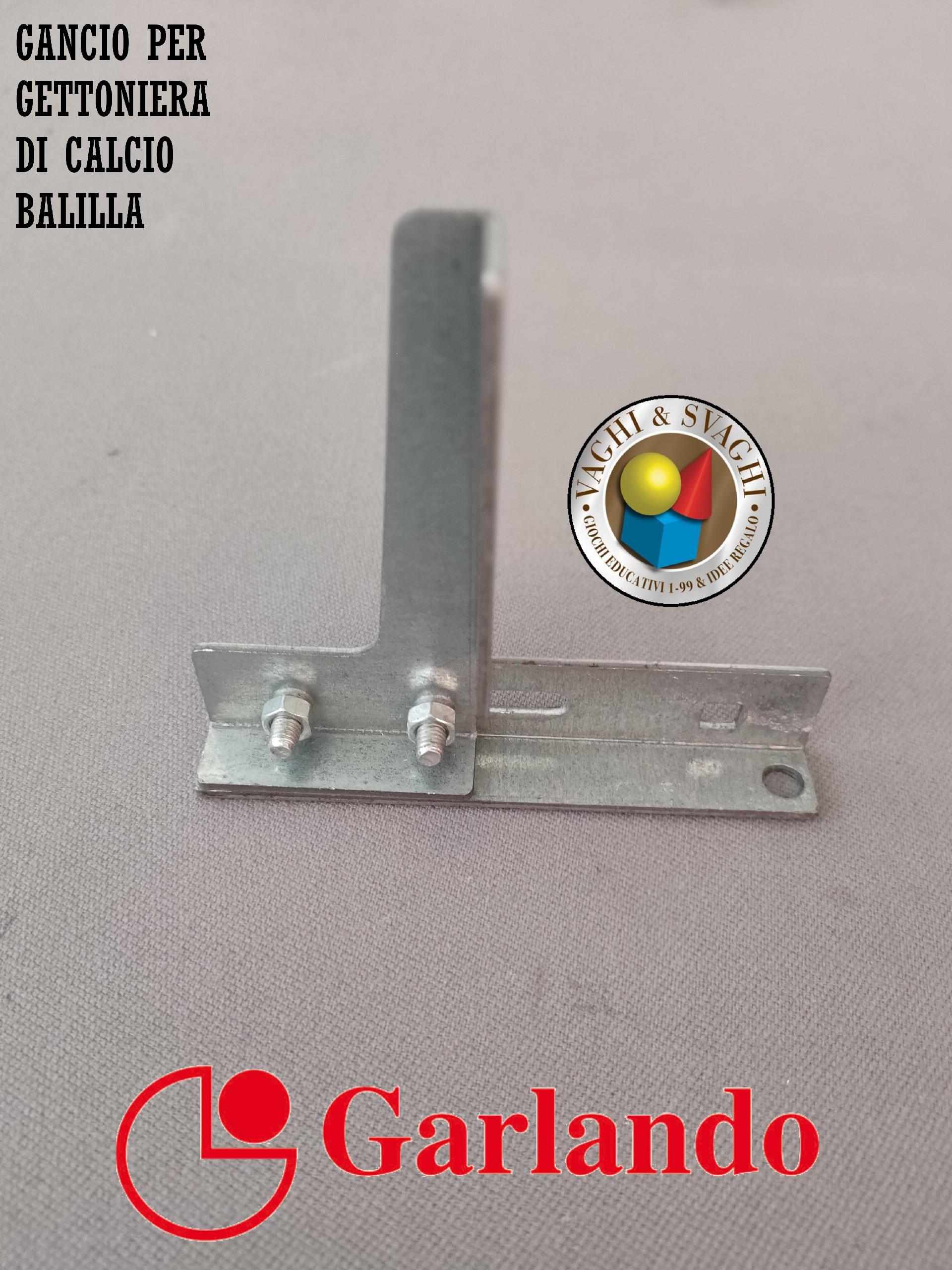 GANCIO PER GETTONIERA GARLANDO MODELLO CORTO X BILIARDO
