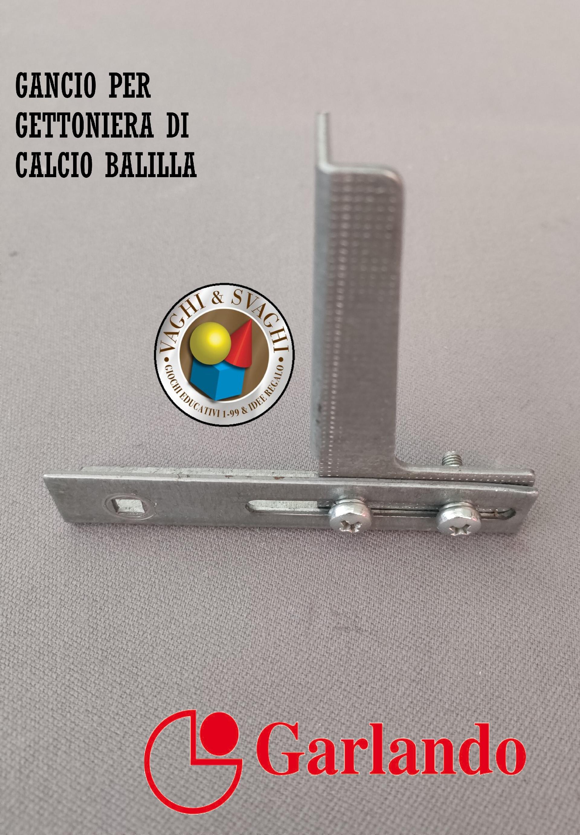 GANCIO PER GETTONIERA GARLANDO MODELLO CORTO X BILIARDO