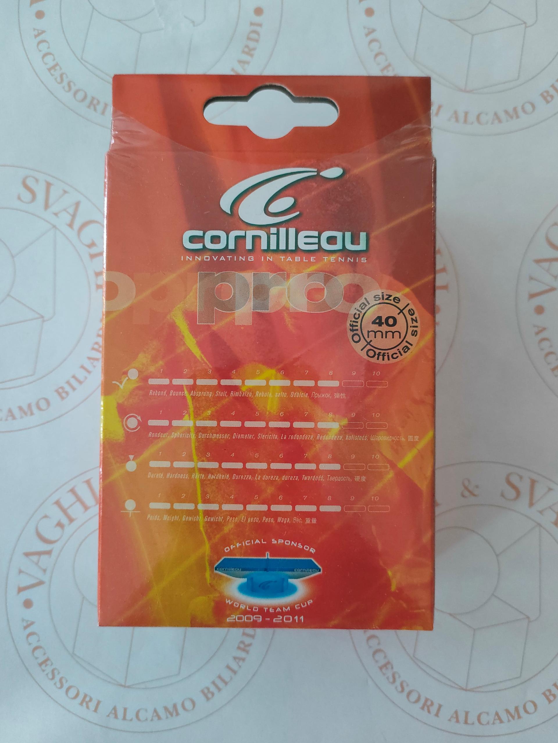 PALLINE CORNILLEAU MODELLO PRO SET 6 PZ. BIANCHI