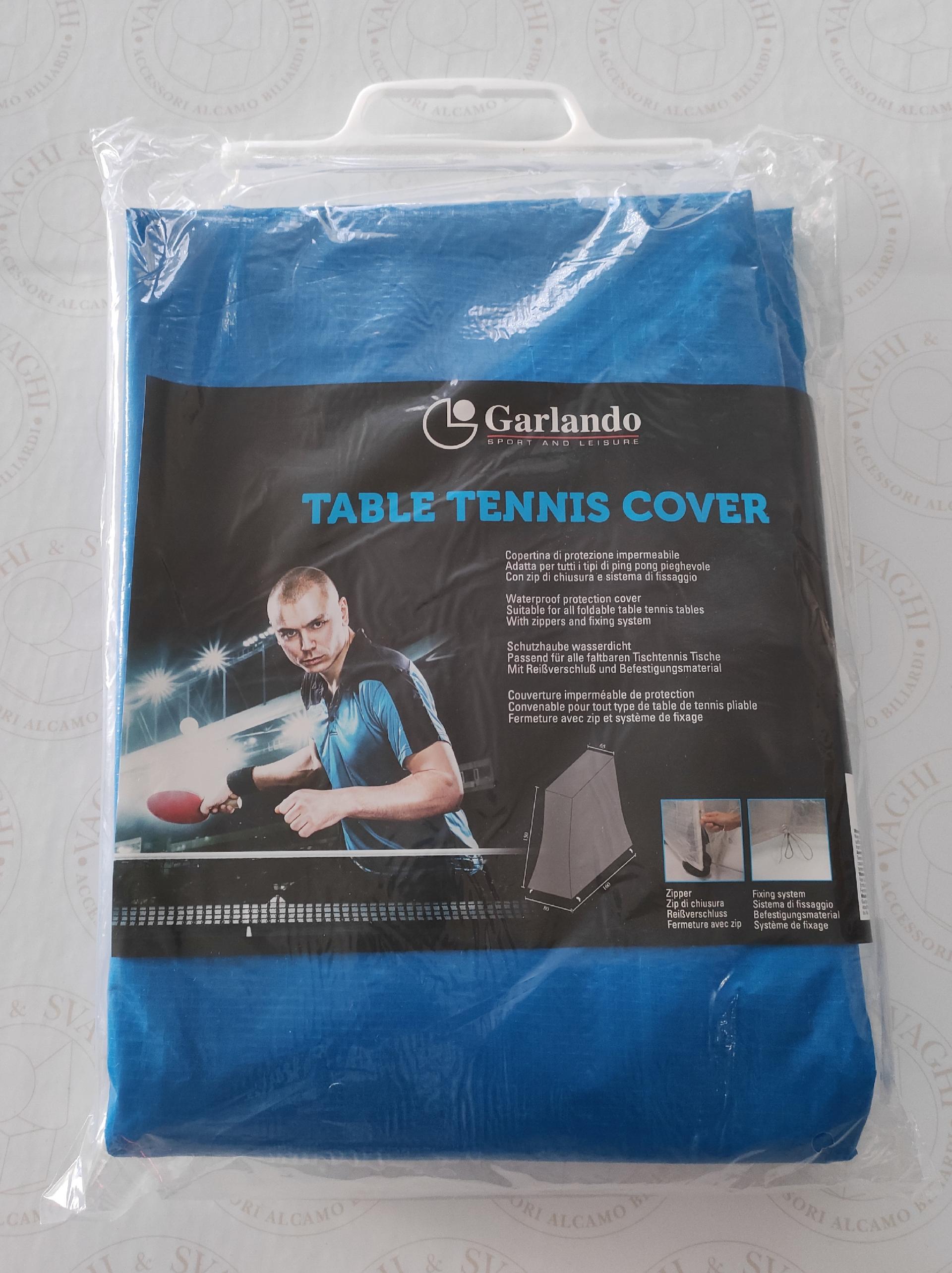 Garlando Copertura Impermeabile Universale Per Tavolo Ping Pong | Con Cerniera, Colore Blu - Foto 12