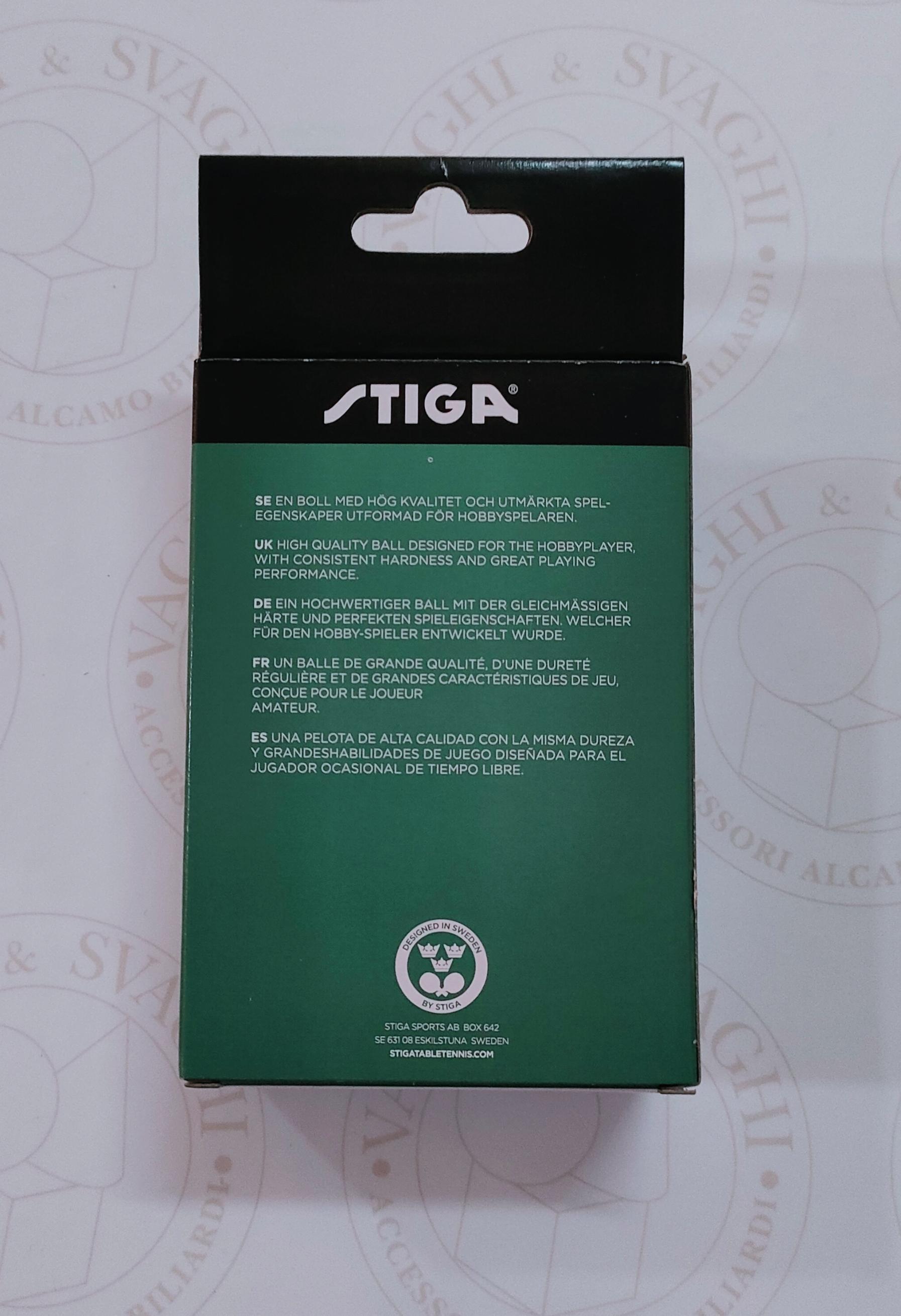 PALLINE STIGA MASTER ARANCIO ABS 1 STELLA SET 6 PZ.