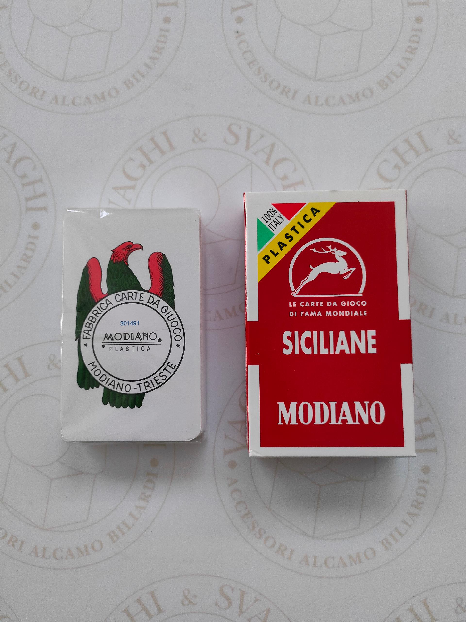 CARTE SICILIANE MODIANO 100% PLASTICA