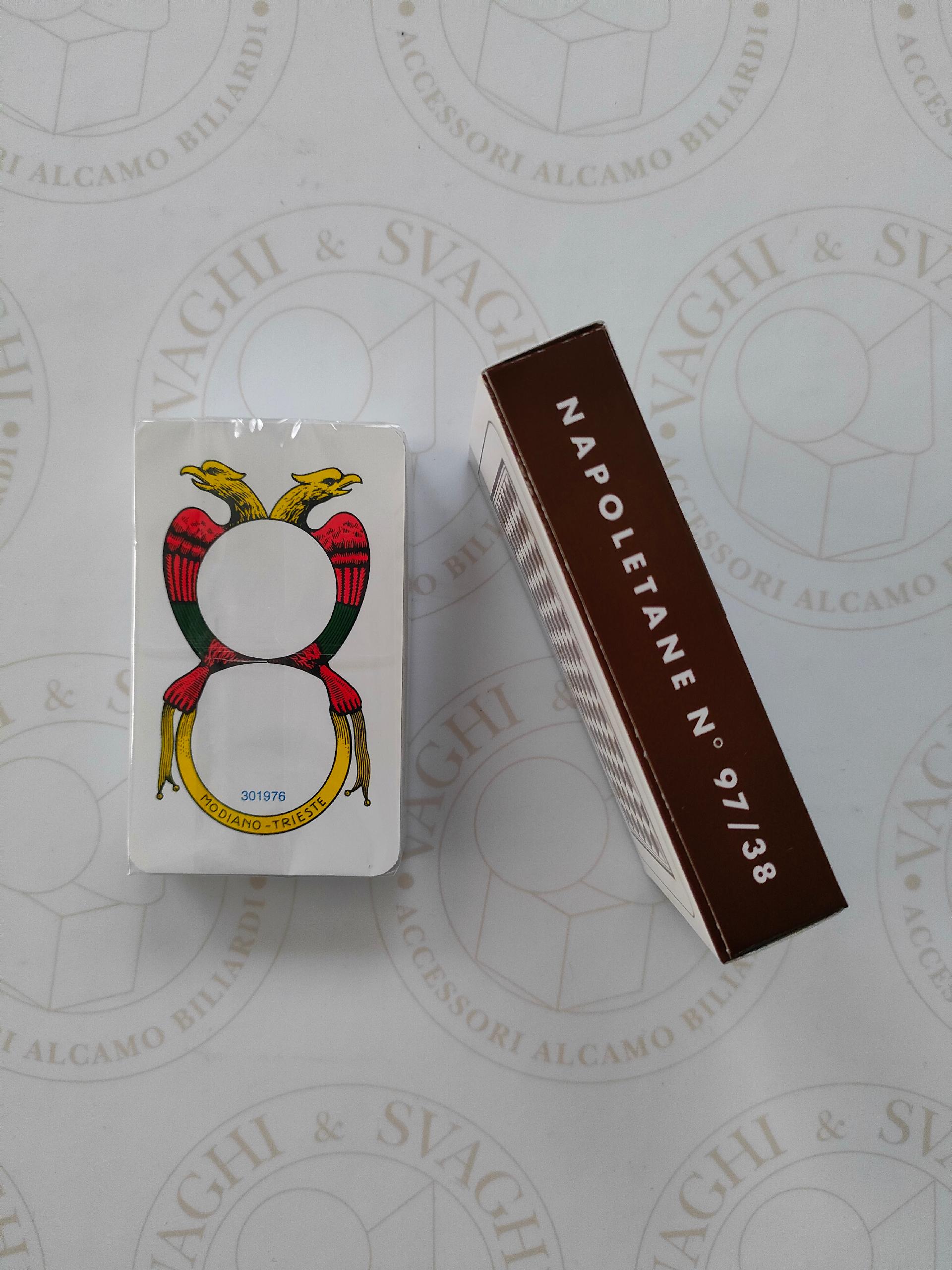 CARTE NAPOLETANE MODIANO 150° ANNIVERSARIO MARRONE
