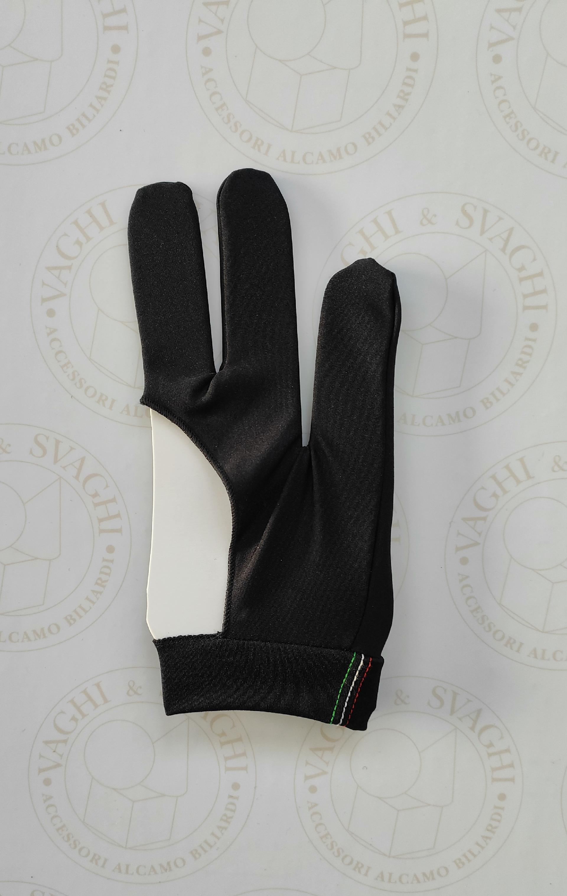GUANTO DA BILIARDO NORMALE LIFE MANO DX (MANCINO) MISURA MEDIO NERO