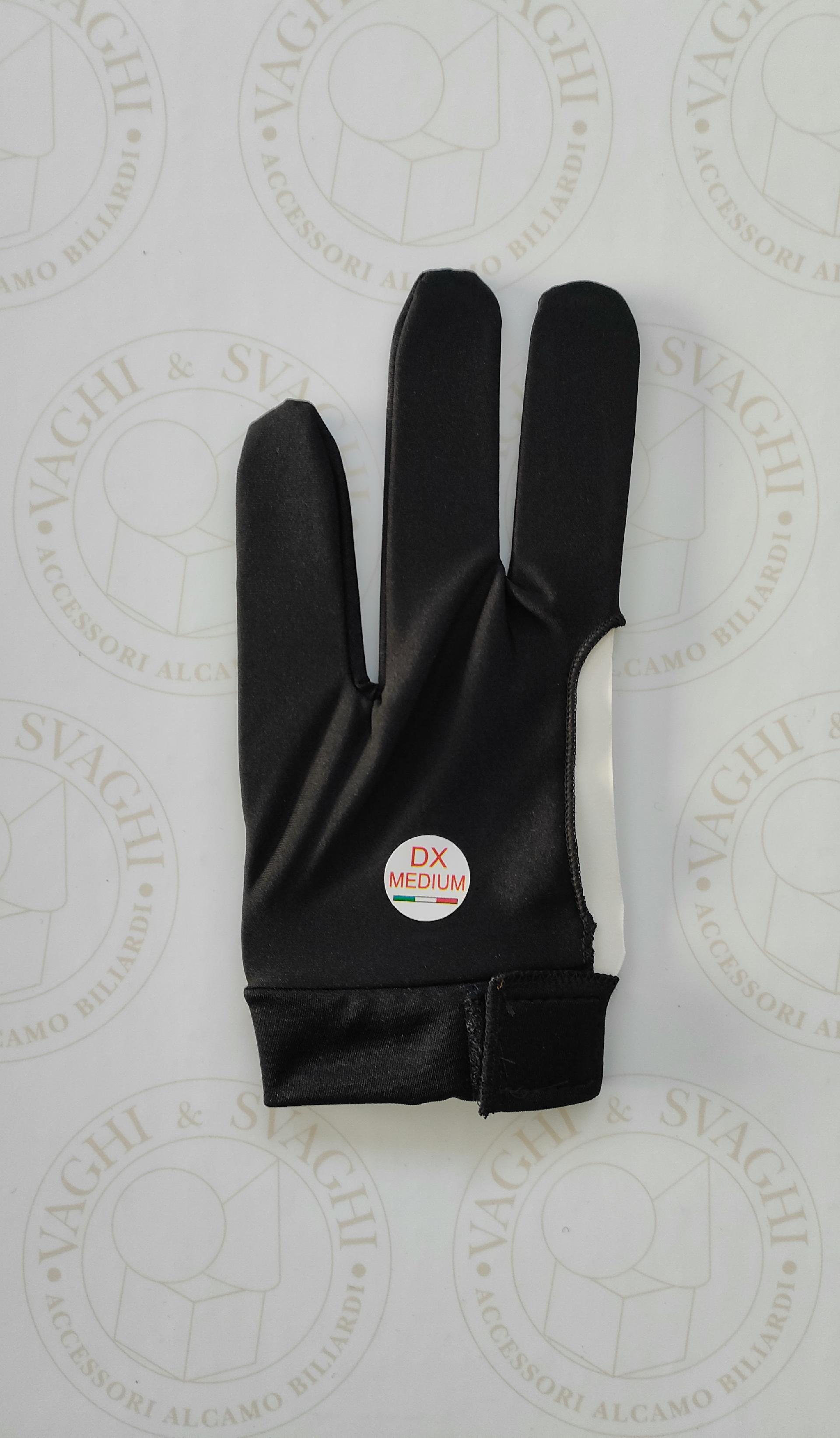 GUANTO DA BILIARDO NORMALE LIFE MANO DX (MANCINO) MISURA MEDIO NERO