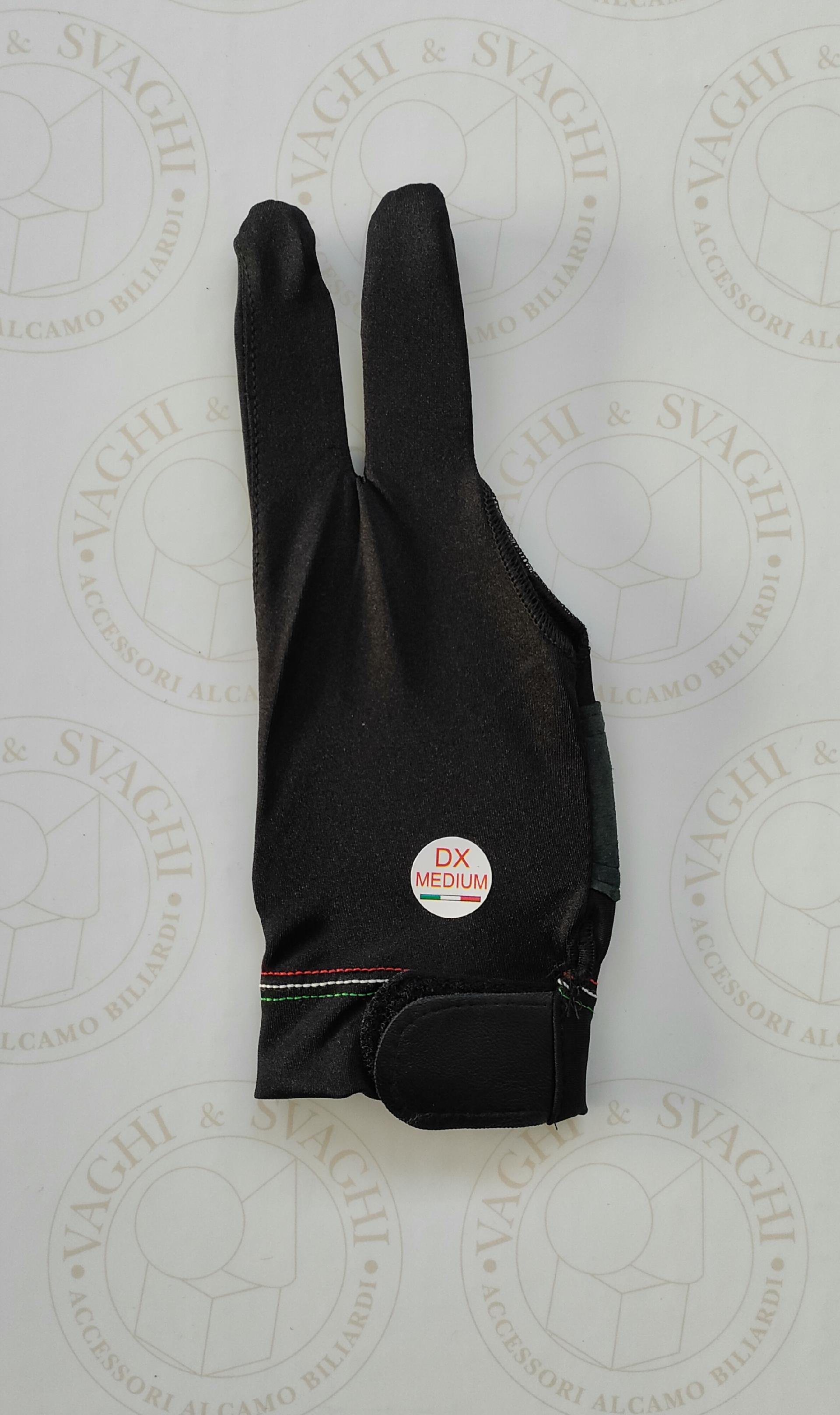 GUANTO DA BILIARDO TOP LIFE MANO DX (MANCINO) MISURA  MEDIO  VARI COLORI