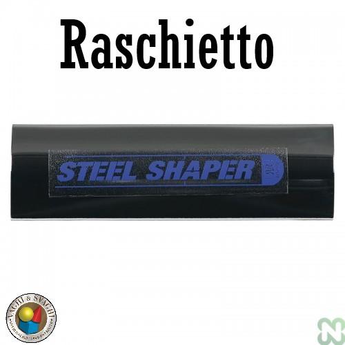 RASCHIETTO RASCHIA CUOIO SHAPER CURVATO NERO