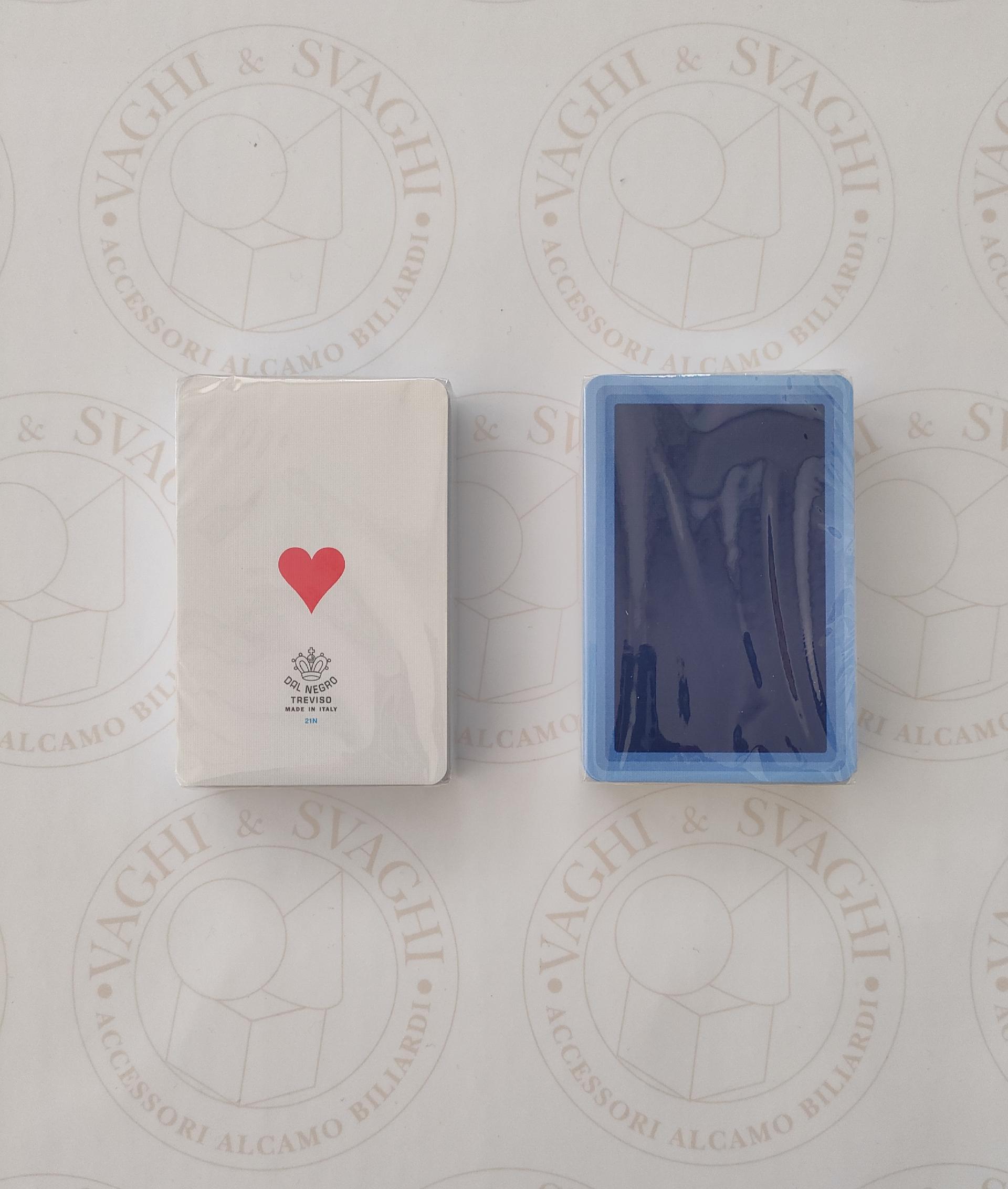CARTE DA GIOCO DAL NEGRO BACCARA BLU EXTRA
