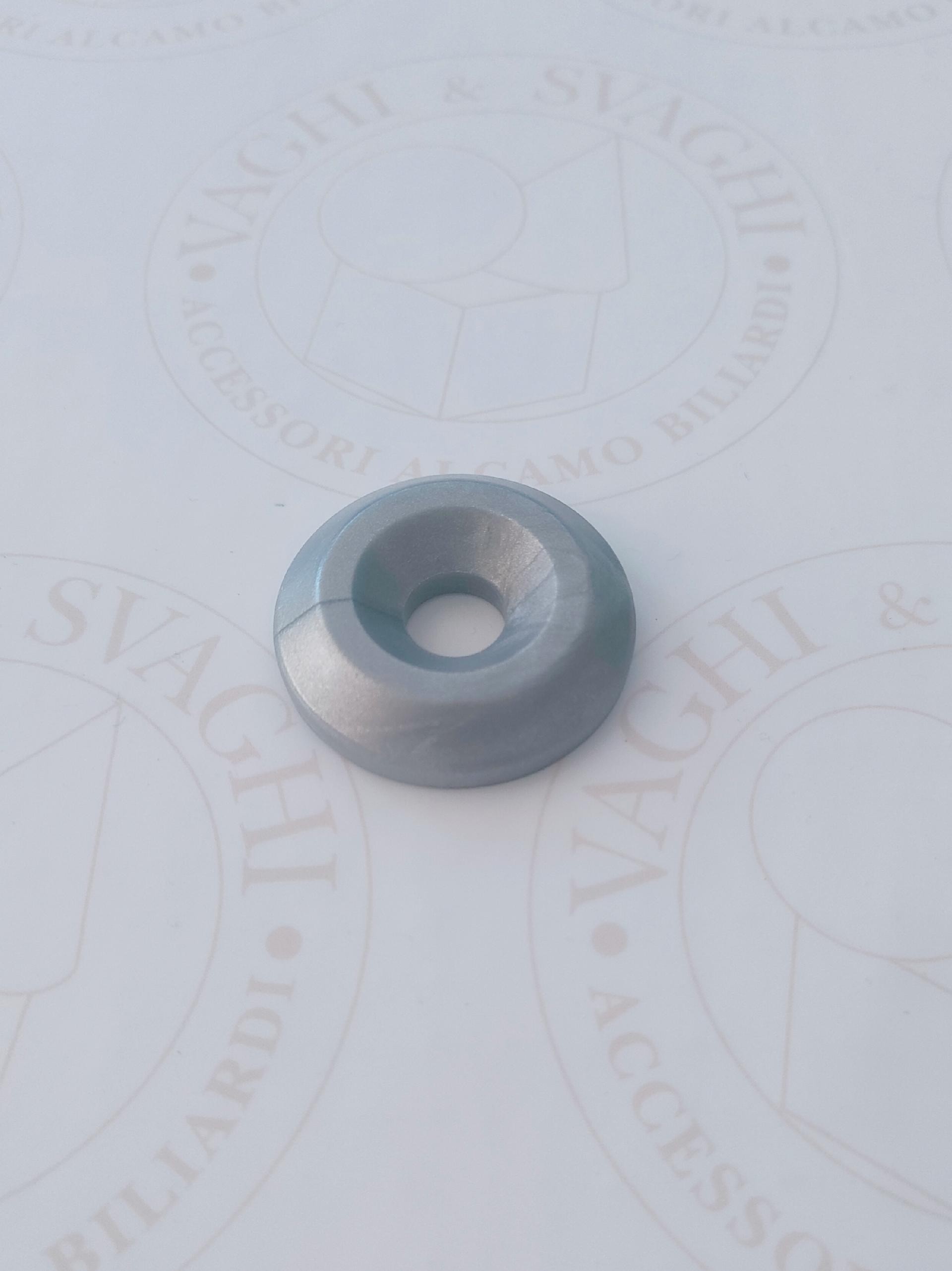 RONDELLA PLASTICA GARLANDO SILVER DIAMETRO 37,50 MM.