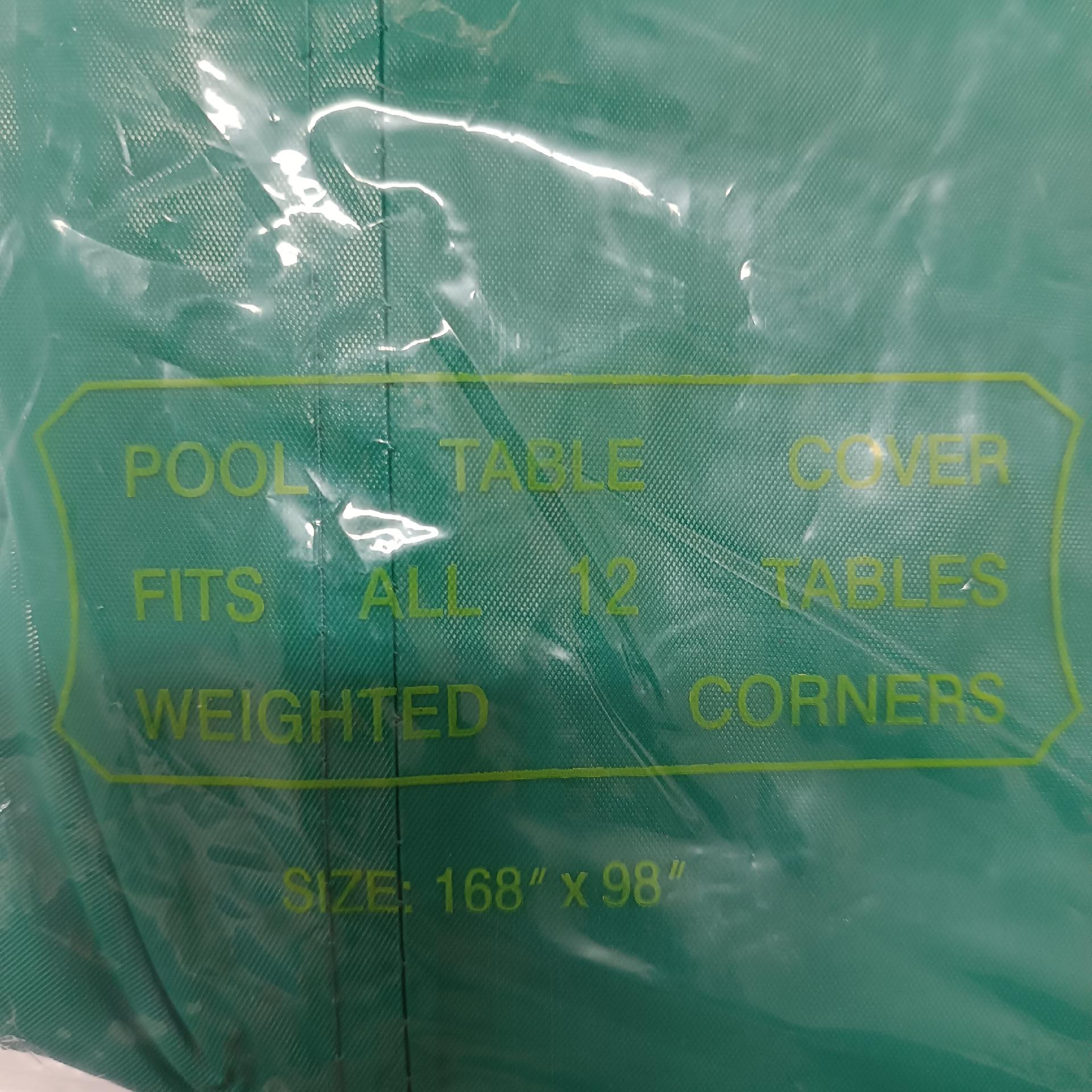 COPERTA PER BILIARDO NORDITALIA IN PLASTICA VERDE 380 X 240 CM.