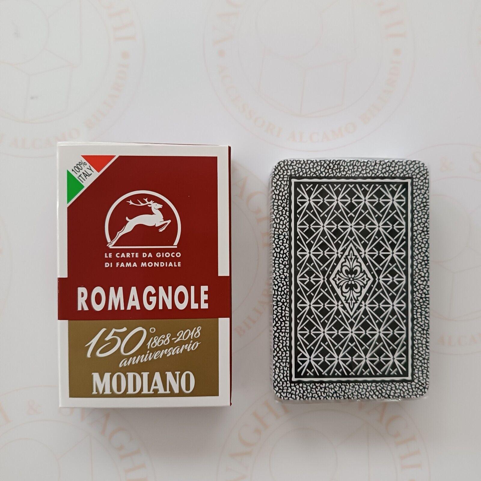 CARTE DA GIOCO MODIANO ROMAGNOLE BORDEAUX 150° ANNIVERSARIO