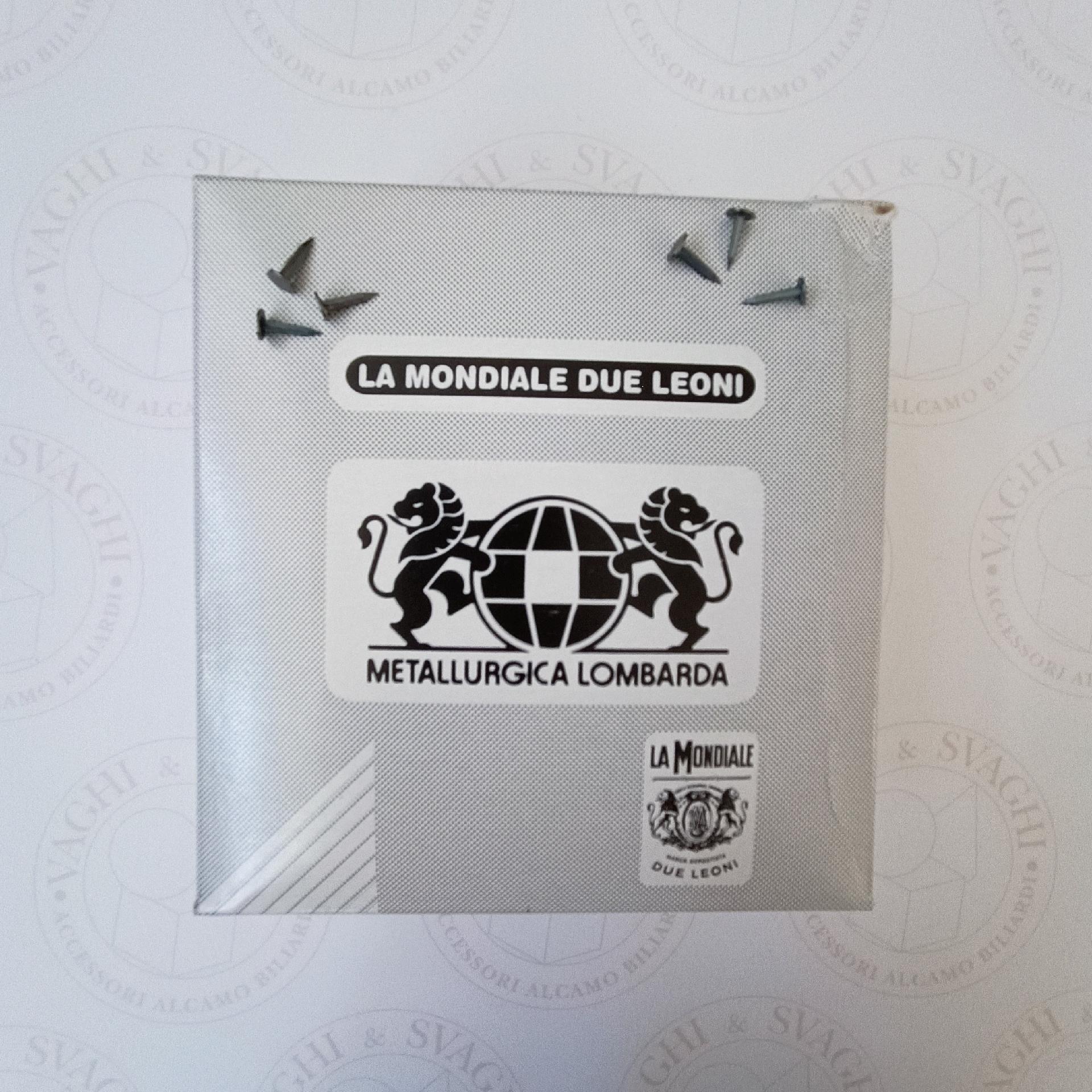 CHIODI SELLERINE LA MONDIALE DUE LEONI COLORE BRUNITE 10 MM 2.5 GK