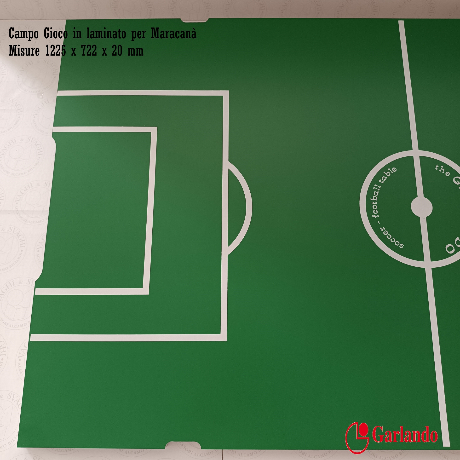 CAMPO GIOCO GARLANDO PER MARACANA' OUTDOOR IN LAMINATO MIS.1225 X 722 X ...