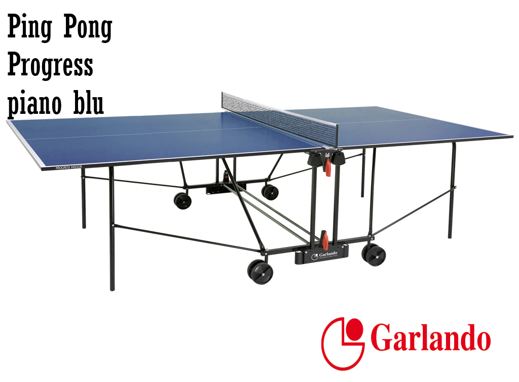 PING PONG GARLANDO PROGRESS OUTDOOR PIANO BLU