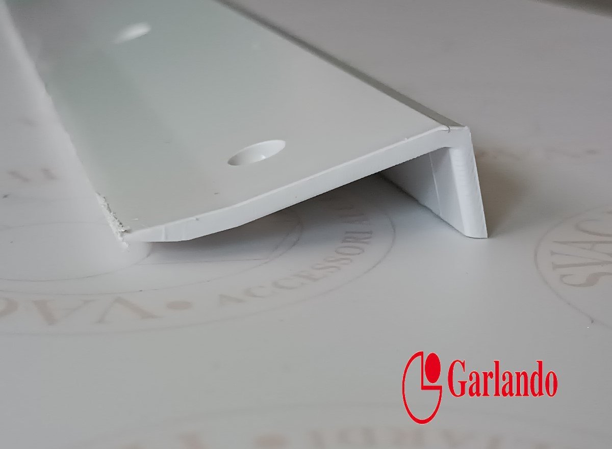 FERMAVETRO PER G-500 WATERPROOF GARLANDO MIS.1205 X 629 MM SET DA 4 PZ