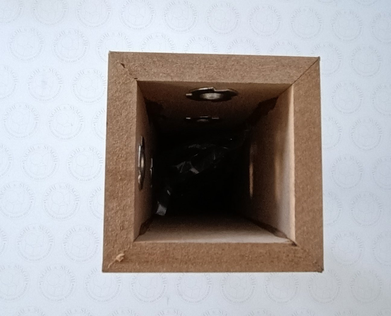 GAMBA  IN MDF NERA GARLANDO 90 X 90 PER F-200/F-100