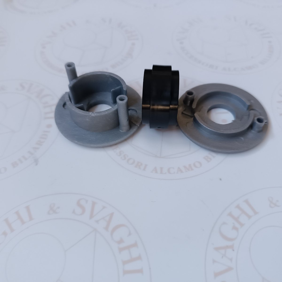 BOCCOLA A SFERA COMPLETA GARLANDO PER MOBILE SPESSORE 30 MM SILVER