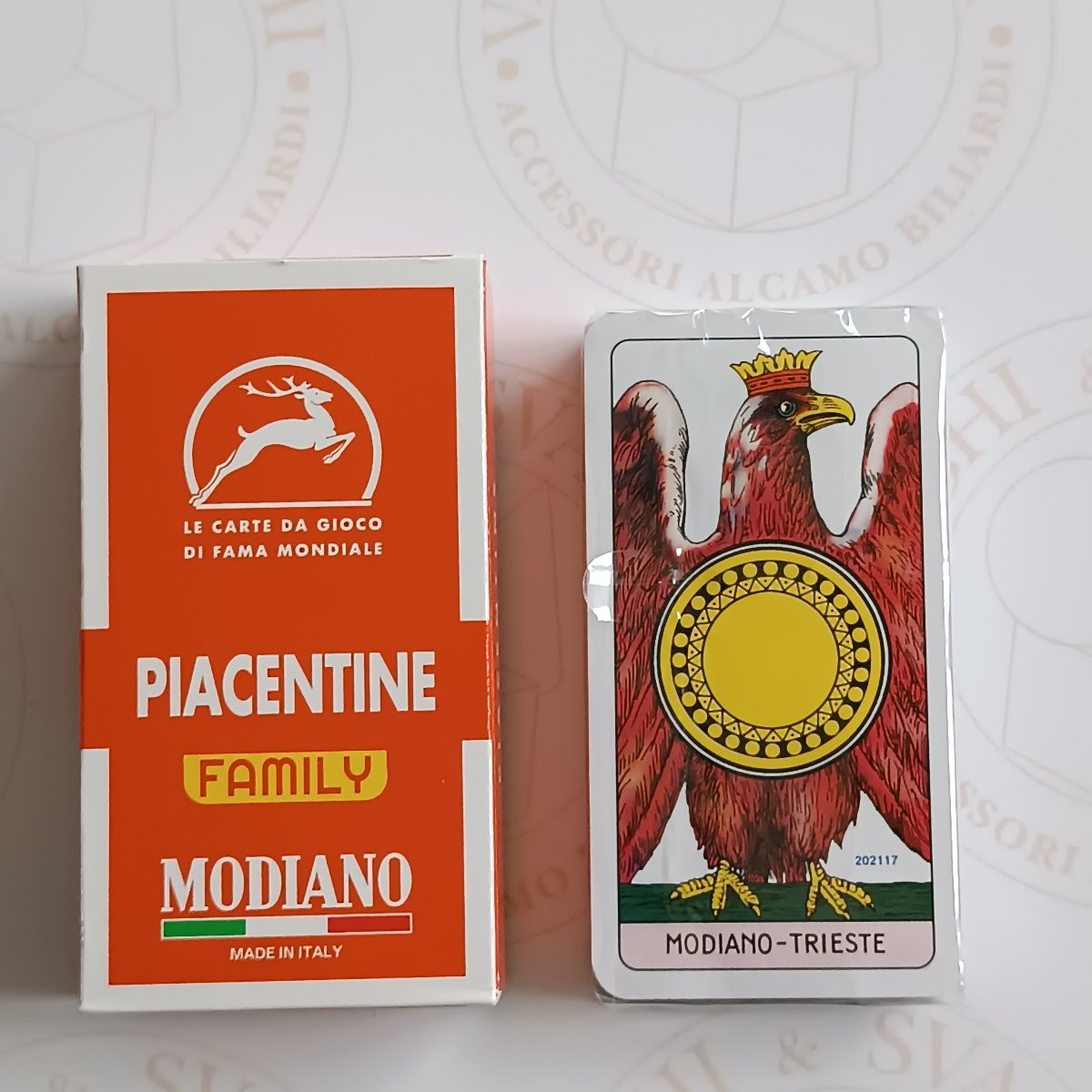 CARTE PIACENTINE MODIANO ARANCIONE FAMILY