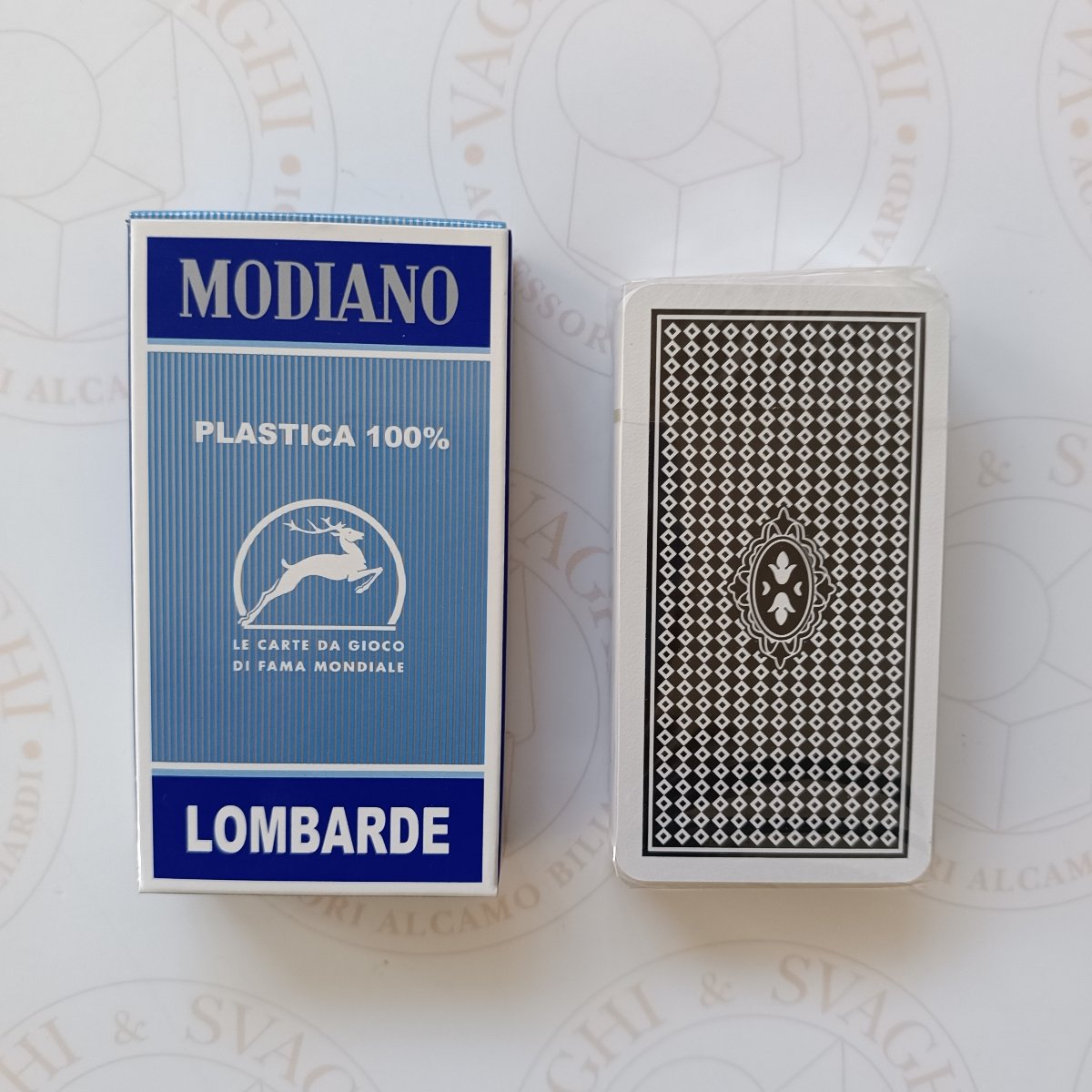 CARTE LOMBARDE MODIANO BLU 100 % PLASTICA