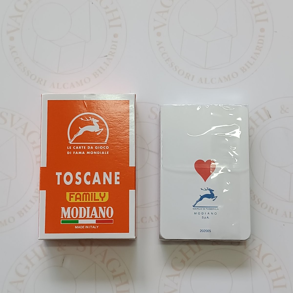 CARTE TOSCANE MODIANO ARANCIONE FAMILY