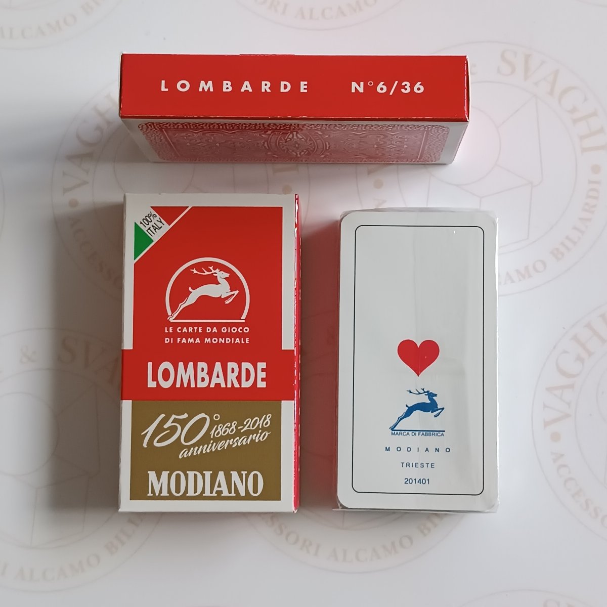 CARTE LOMBARDE MODIANO 150° ANNIVERSARIO