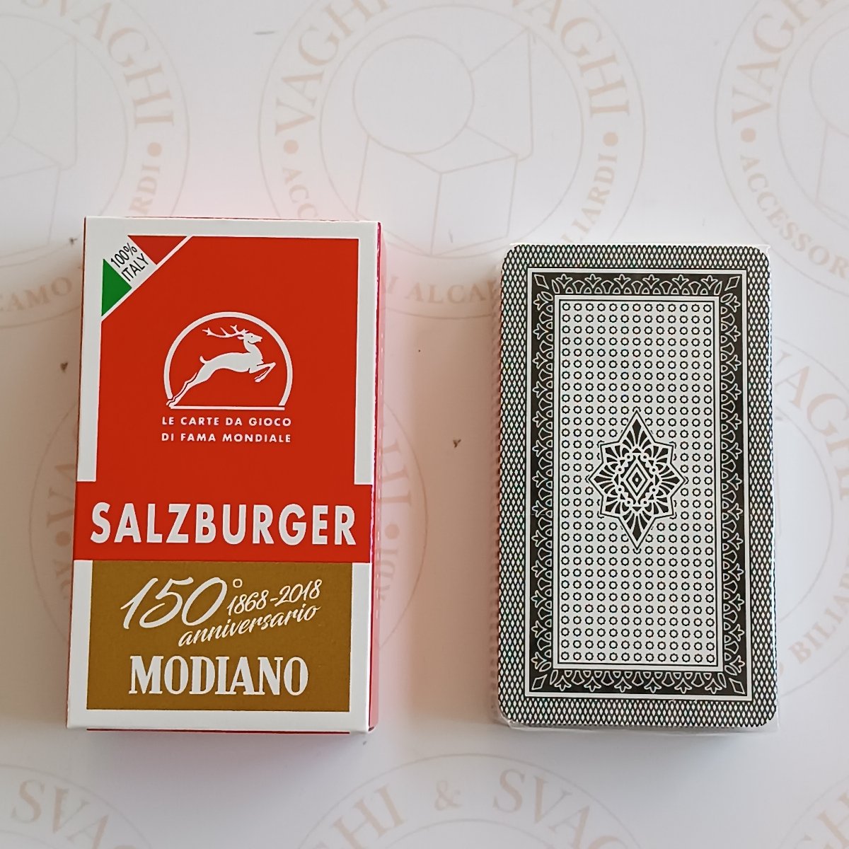 CARTE SALZBURGER MODIANO 150° ANNIVERSARIO  ROSSO