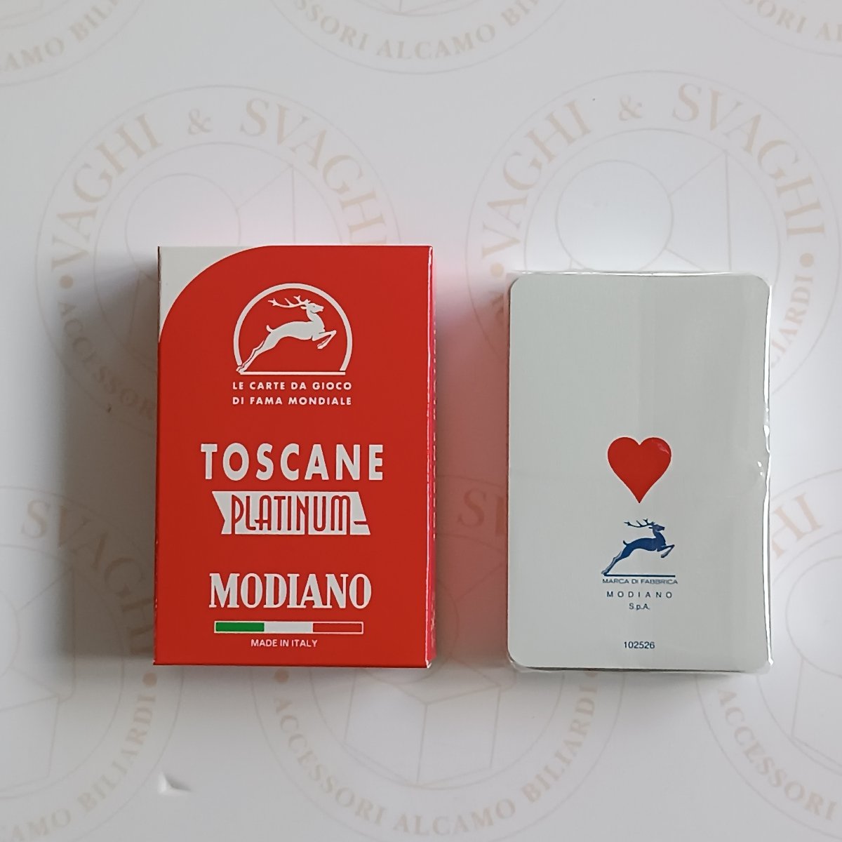CARTE TOSCANE MODIANO PLATINUM PLASTICA