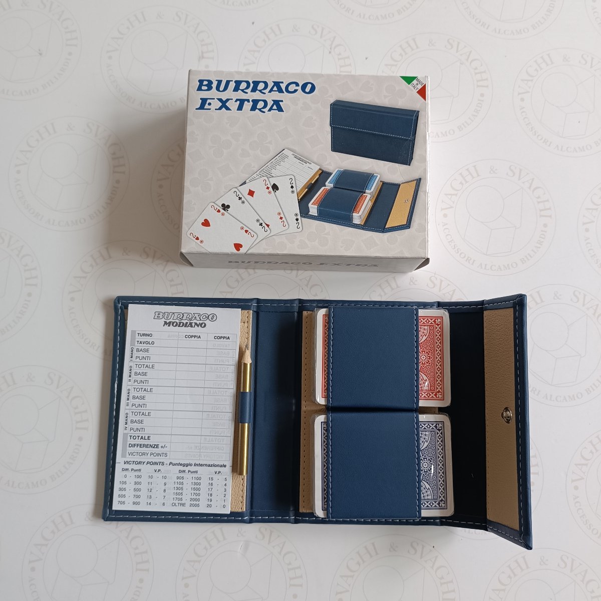 CARTE BURRACO EXTRA MODIANO CON ASTUCCIO IN SIMILPELLE
