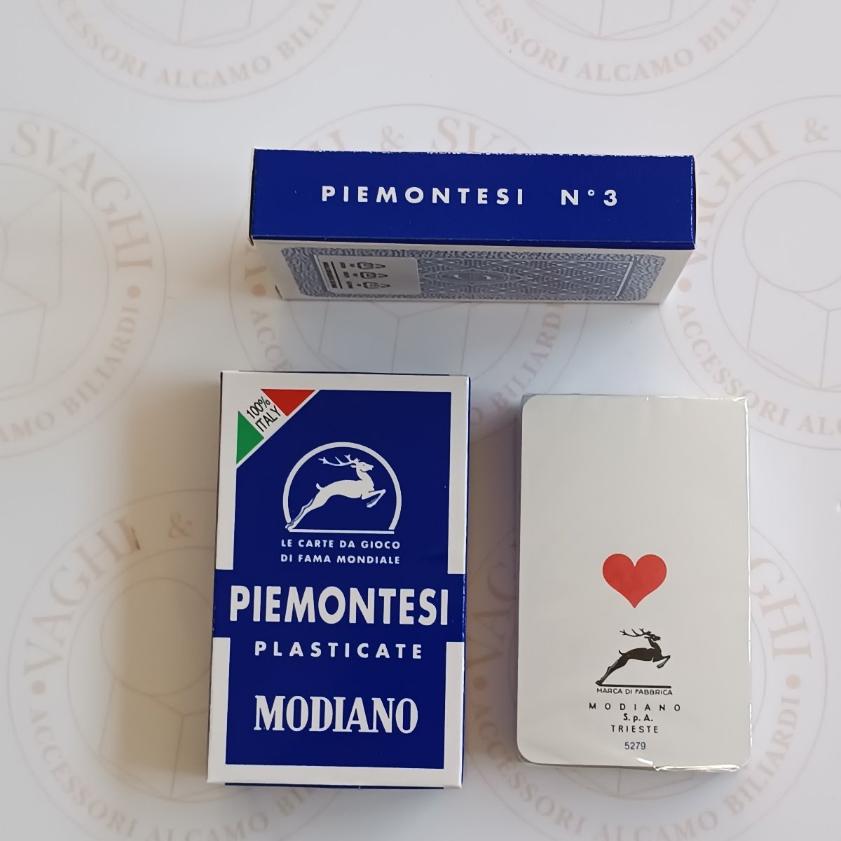 CARTE MODIANO PIEMONTESI  N..3 DA 36 CARTE