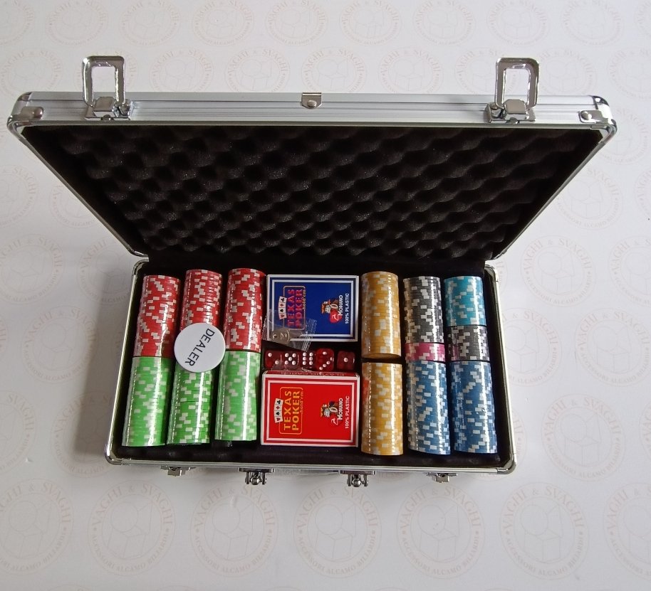 VALIGETTA IN ALLUMINIO CON 300 FICHES MODIANO VALORI MEDI - Alcamo