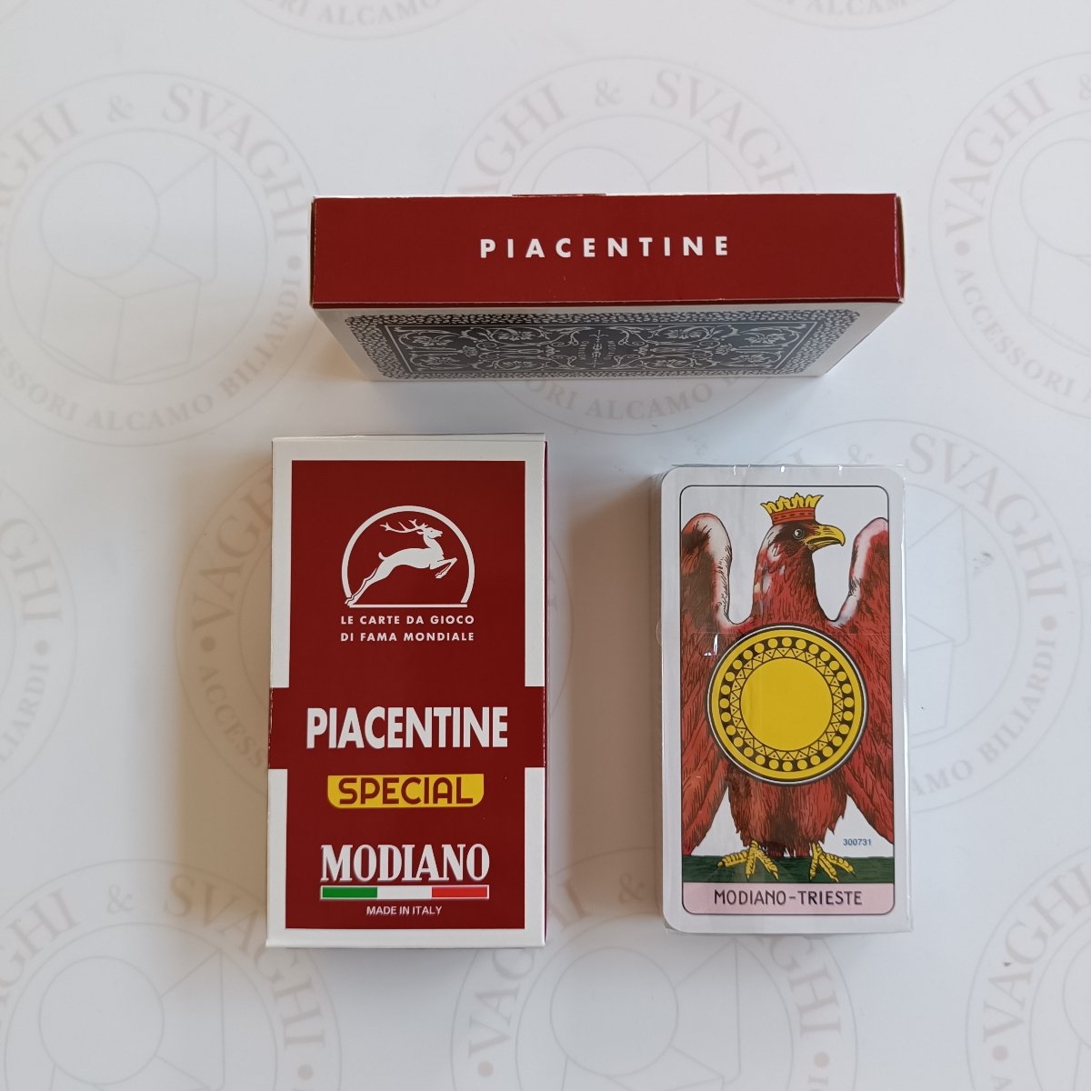 CARTE PIACENTINE MODIANO BORDEAUX  SPECIAL