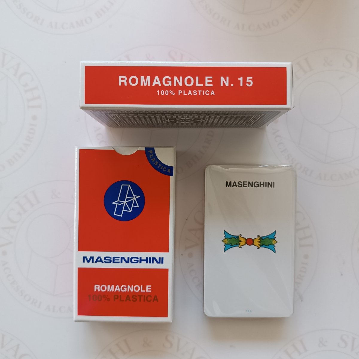 CARTE DA GIOCO MASENGHINI ROMAGNOLE N. 15 PLASTICA