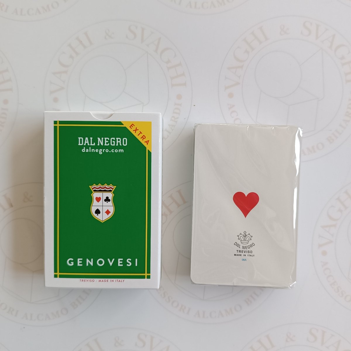 CARTE GENOVESI DAL NEGRO N. 35 EXTRA  VERDE