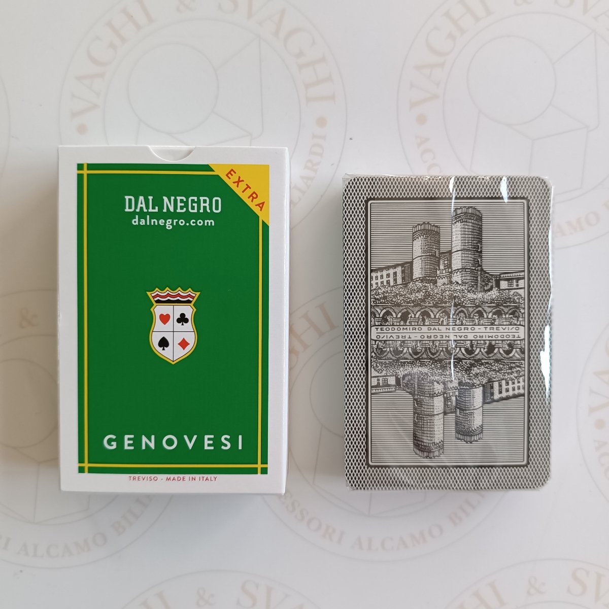 CARTE GENOVESI DAL NEGRO N. 35 EXTRA  VERDE