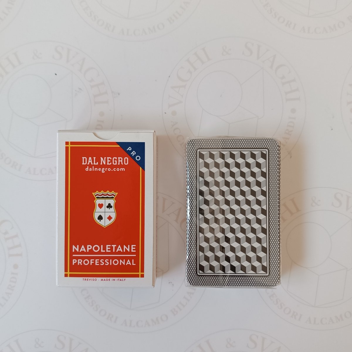 CARTE NAPOLETANE DAL NEGRO N° 82 PRO ASTUCCIO ROSSO