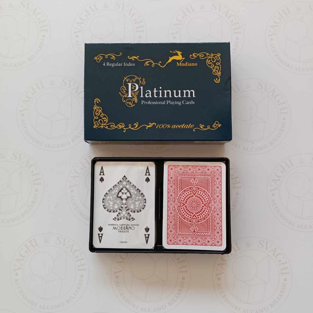 CARTE RAMINO MODIANO MODELLO ACETATO 4 REGULAR PLATINUM