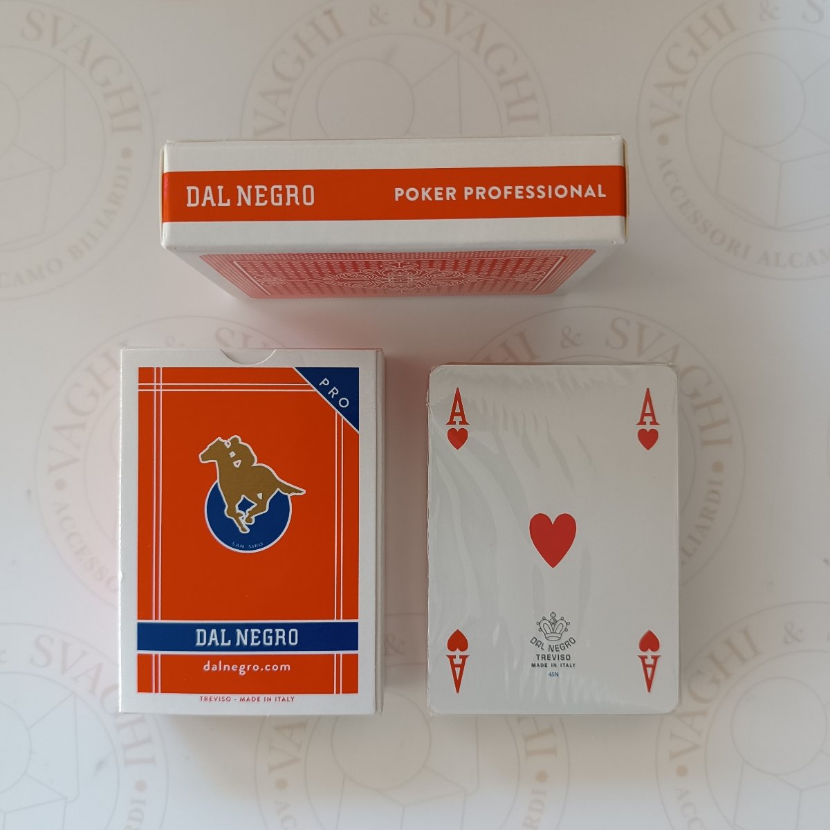 CARTE POKER DAL NEGRO SAN SIRO A1 ROSSO  PRO