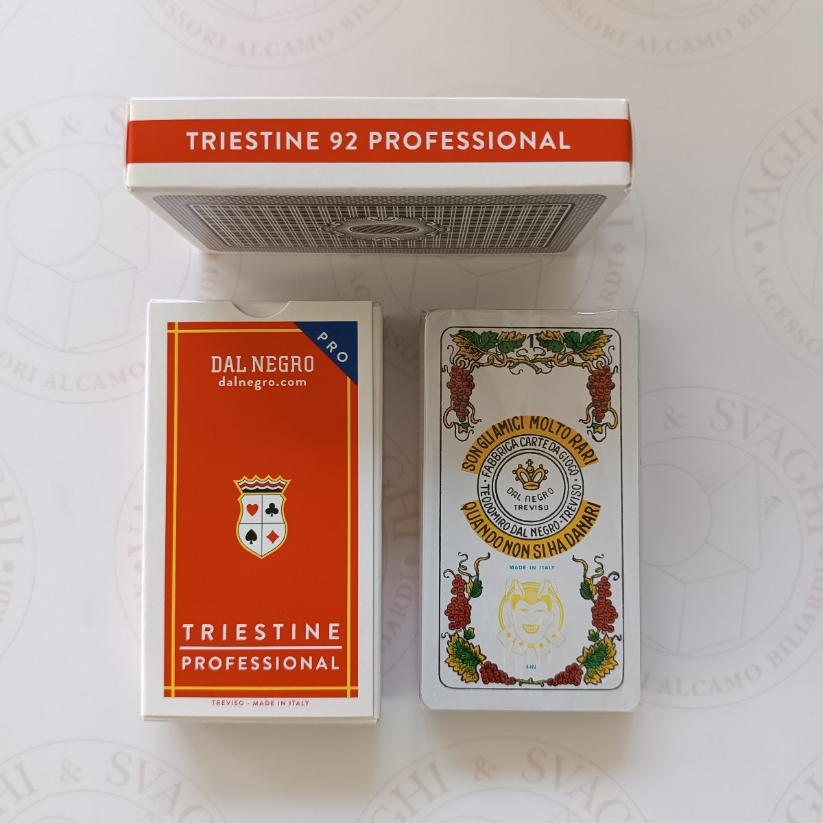 CARTE DA GIOCO DAL NEGRO TRIESTINE N. 92 PRO