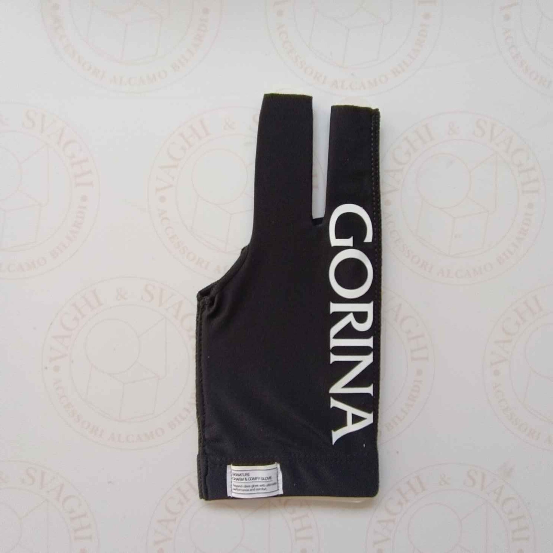 Guanto da biliardo Fortuna Classic - per mancini - Nero - con cinturino
