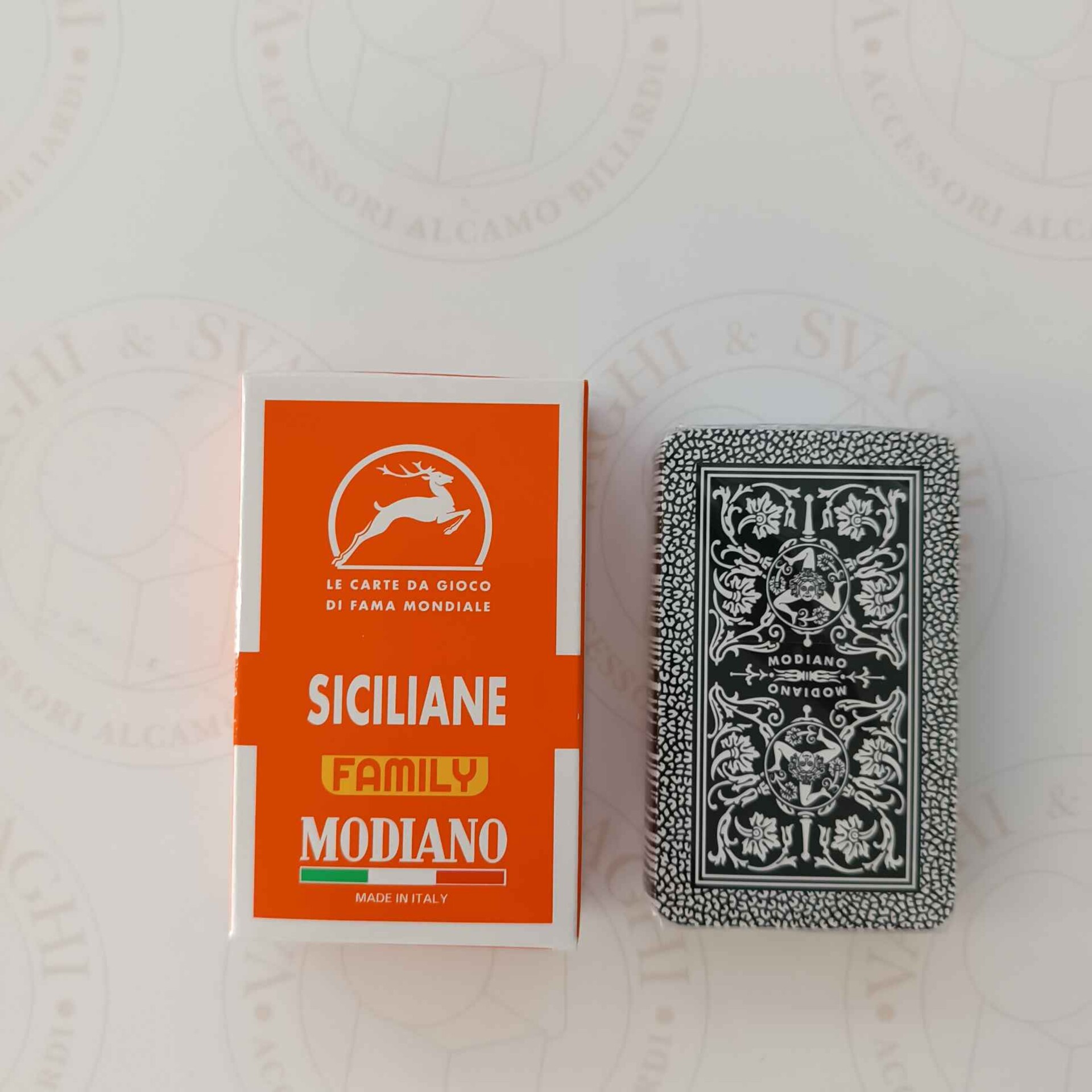 CARTE SICILIANE MODIANO ARANCIONE FAMILY